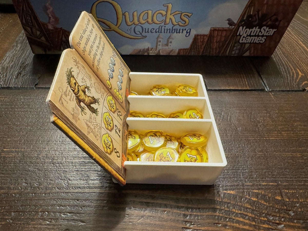 Quacks of Quedlinburg Insert / Organizer - Holds GeekUp Bits & Bags, Herb Witches Expansion