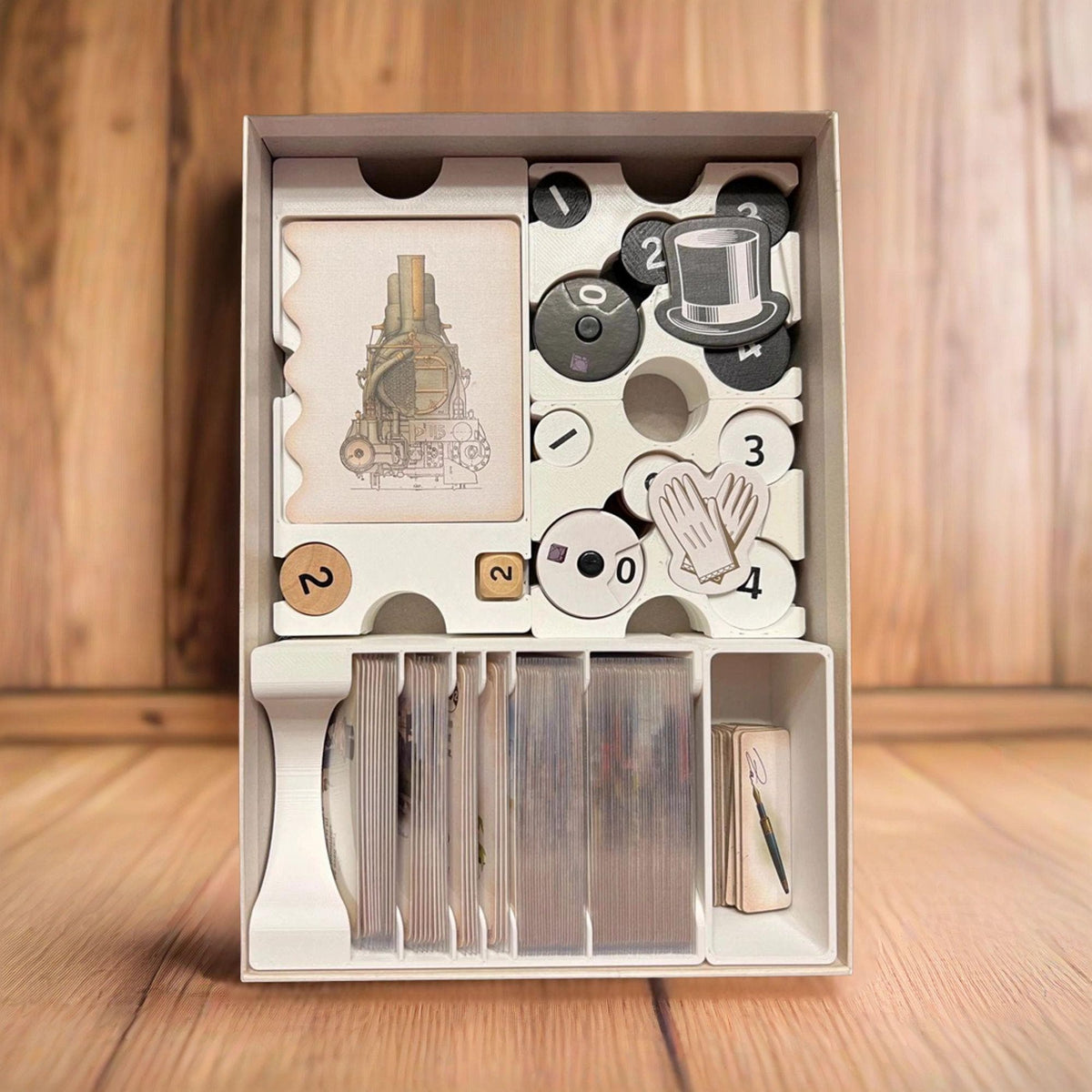 Furnace Board Game Insert / Organizer - Supports Interbellum Expansion
