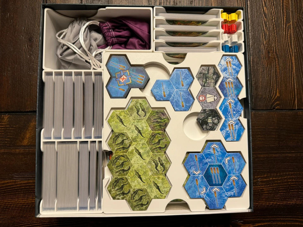 Quest for El Dorado Insert / Organizer (Lautapelit Edition) - Holds All Expansions and Promos