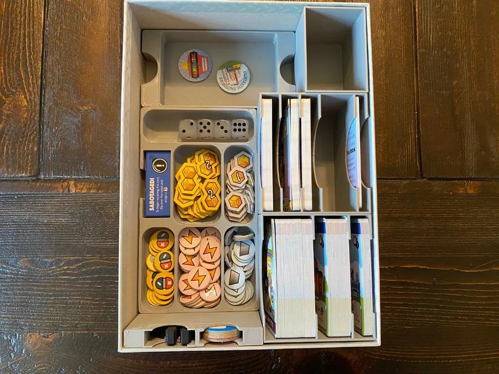 Fantastic Factories with Manufactions and Subterfuge Insert / Organizer