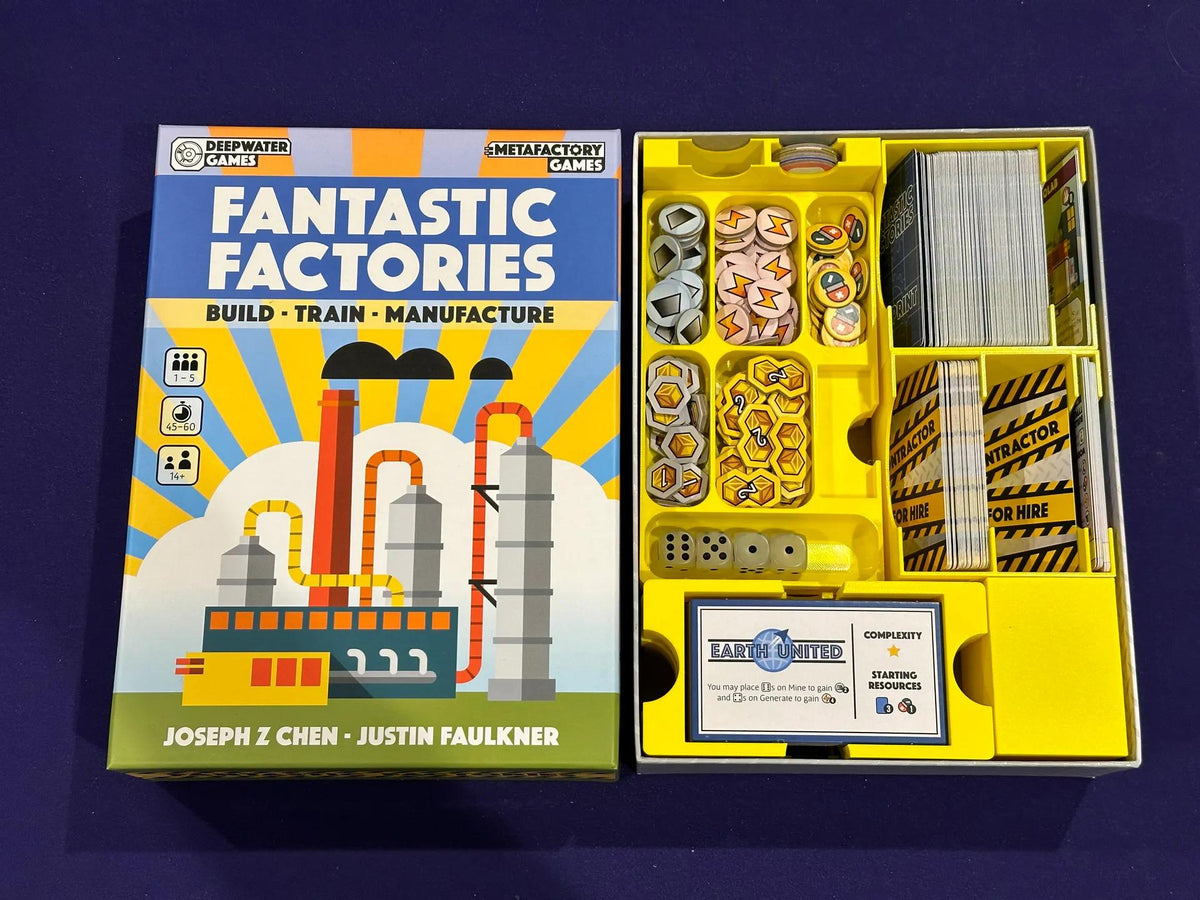 Fantastic Factories with Manufactions and Subterfuge Insert / Organizer
