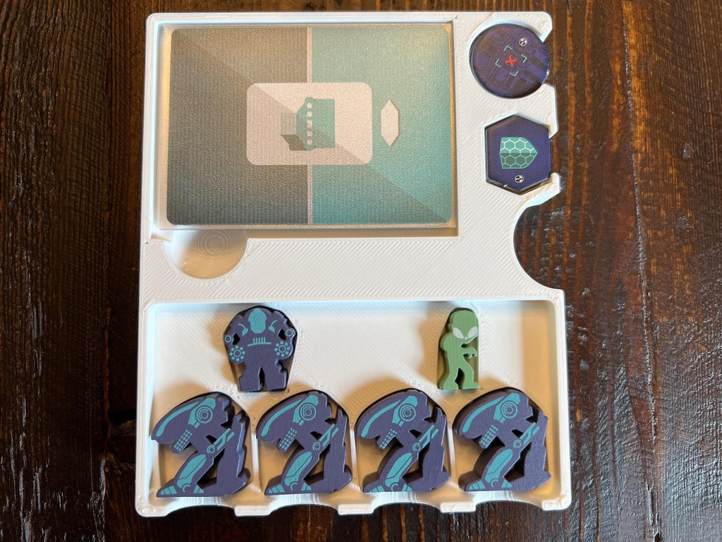 On Mars Alien Invasion Insert / Organizer