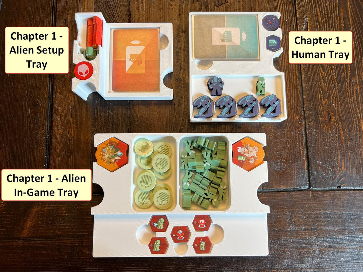On Mars Alien Invasion Insert / Organizer