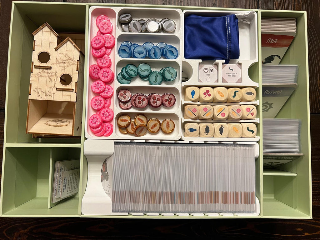 Wingspan Nesting Box Insert / Organizer - Holds All Current Expansions