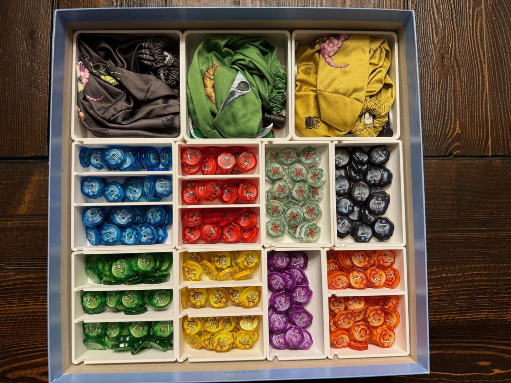 Quacks of Quedlinburg Insert / Organizer - Holds GeekUp Bits & Bags, Herb Witches Expansion