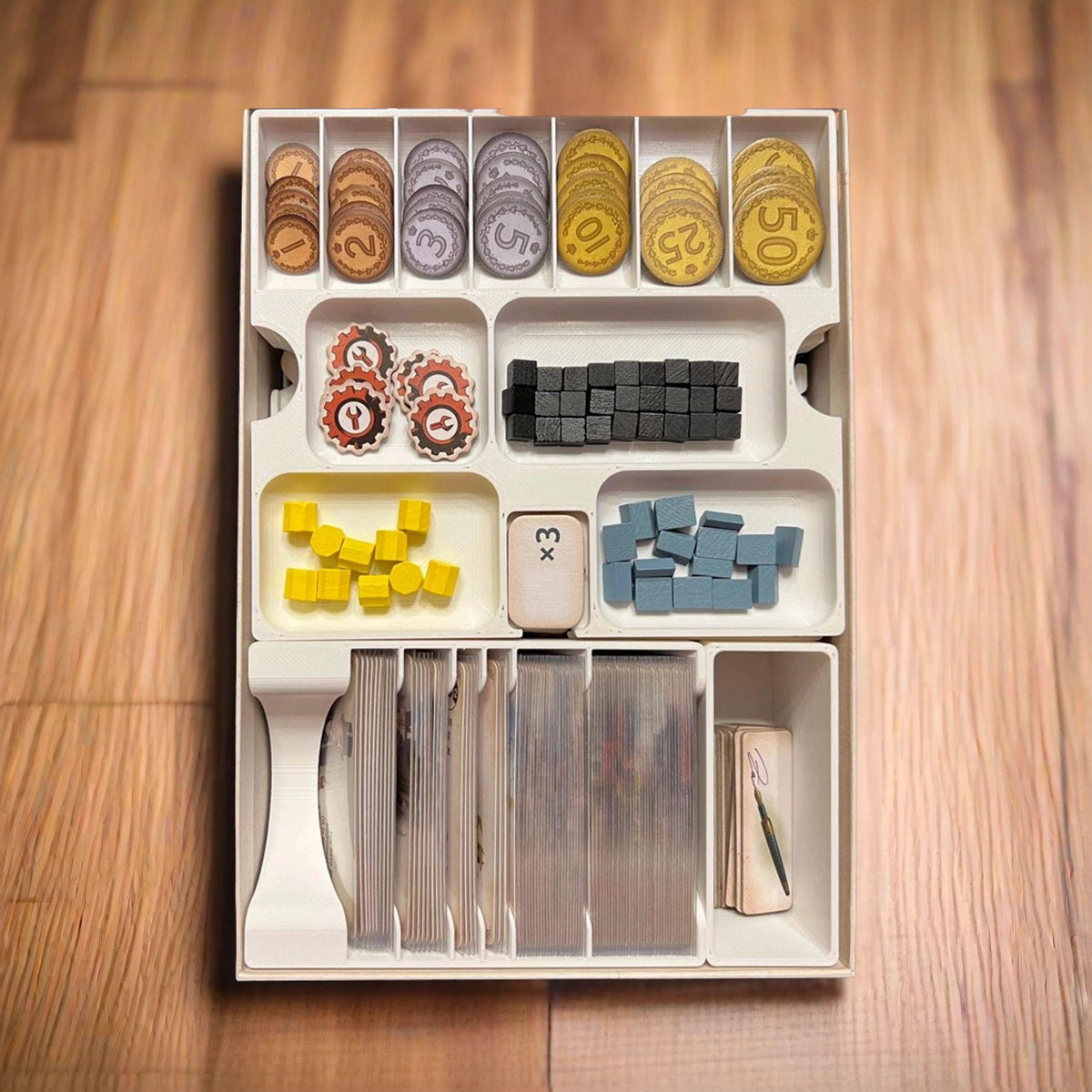 Furnace Board Game Insert / Organizer - Supports Interbellum Expansion