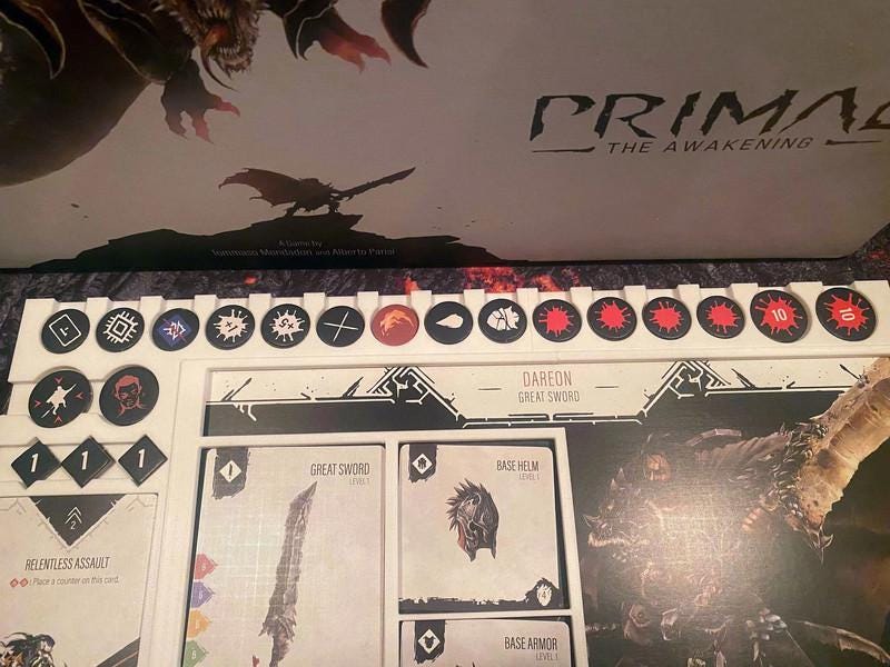 Primal the Awakening Trays / Dashboards - Hunter, Monster tray, Forge and Herbalist