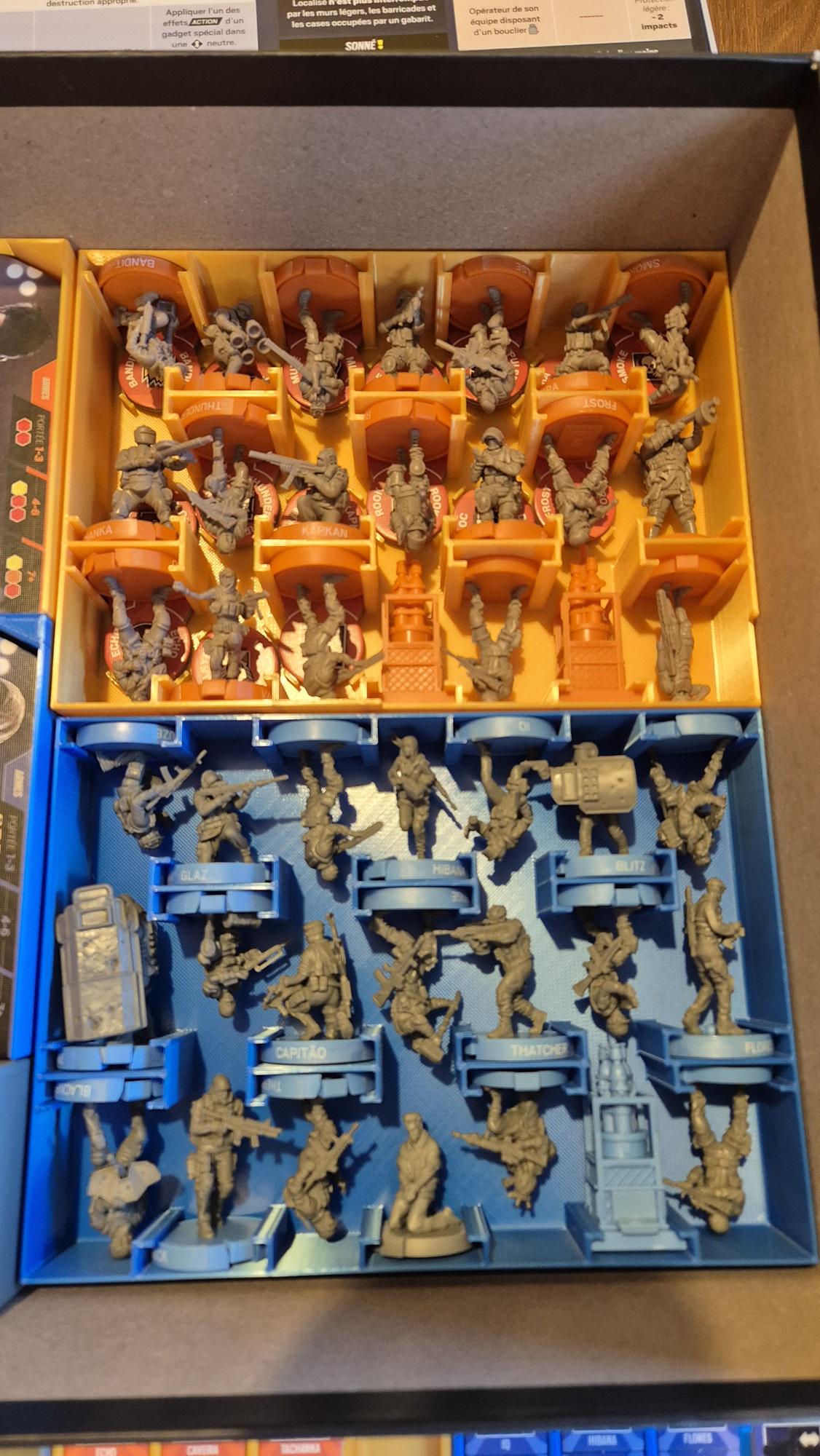 Organizer for 6 Siege the Boardgame