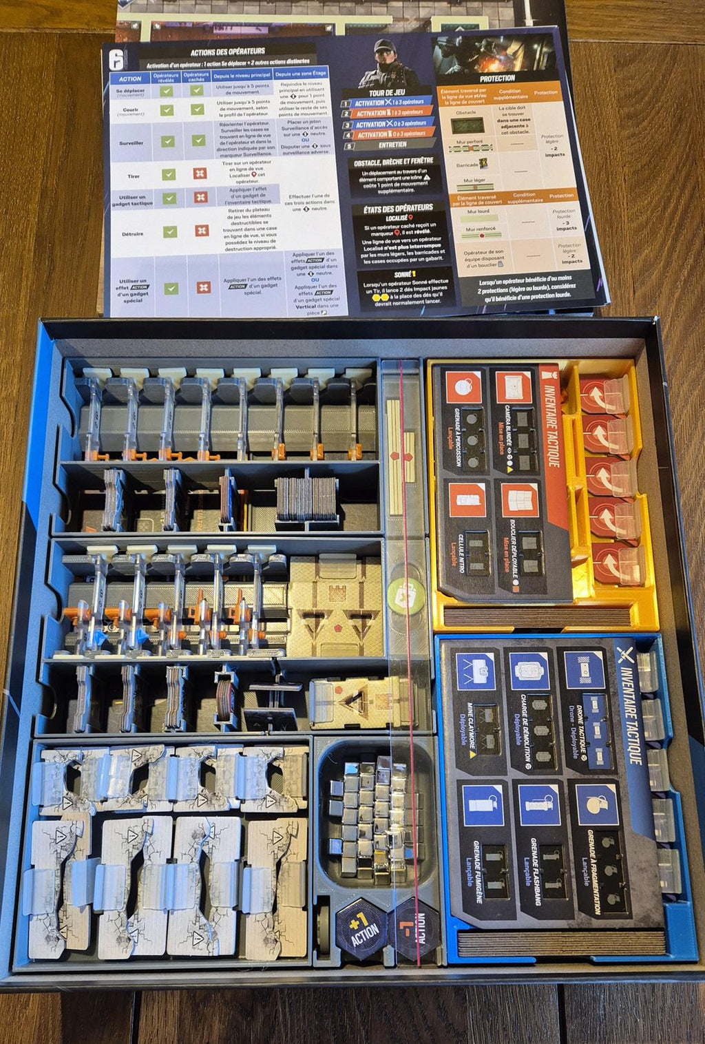 Organizer for 6 Siege the Boardgame