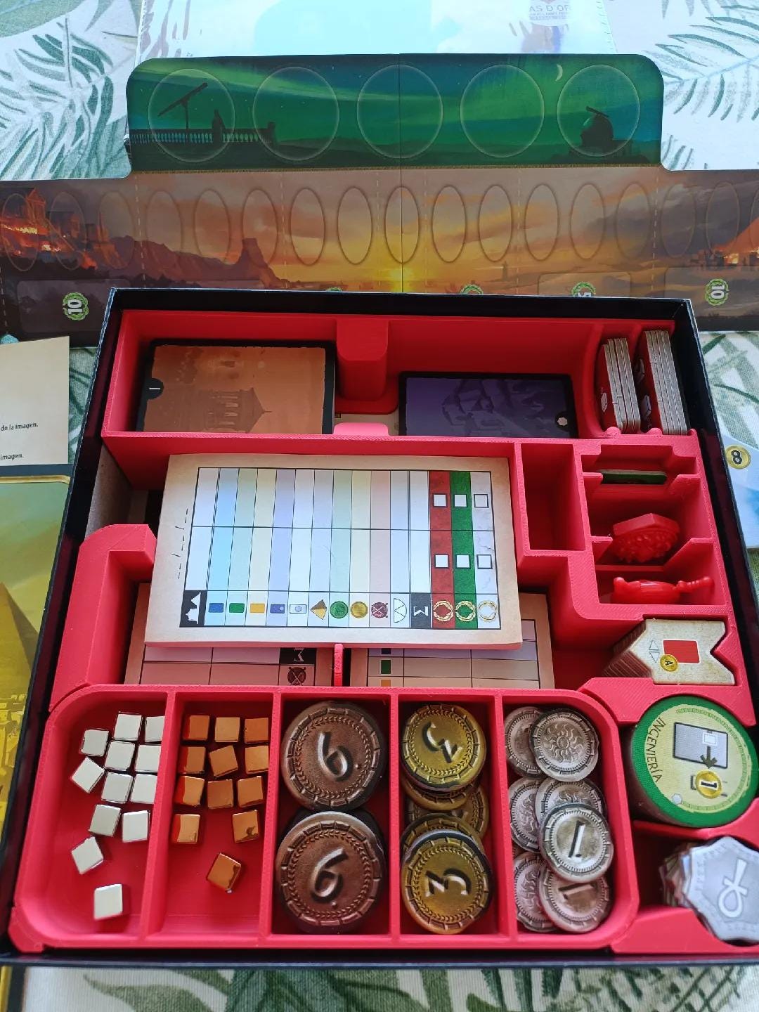 Organizer for 7 Wonders Duel + Pantheon + Agora