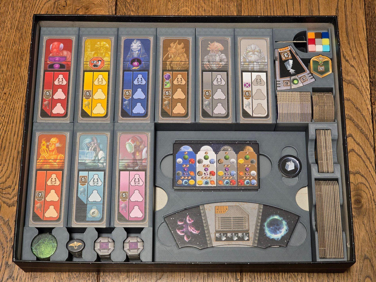 Gaia Project with The Lost Fleet Expansion Insert organizer