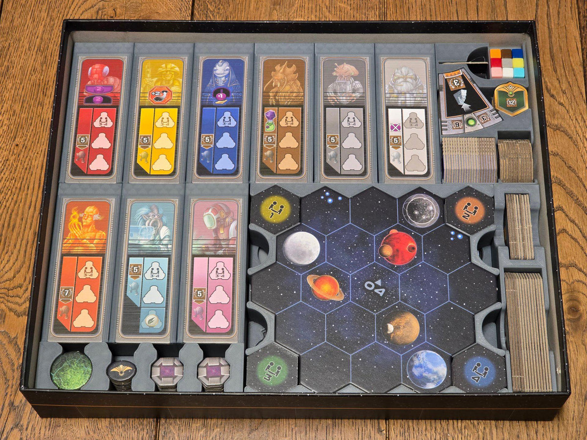 Gaia Project with The Lost Fleet Expansion Insert organizer