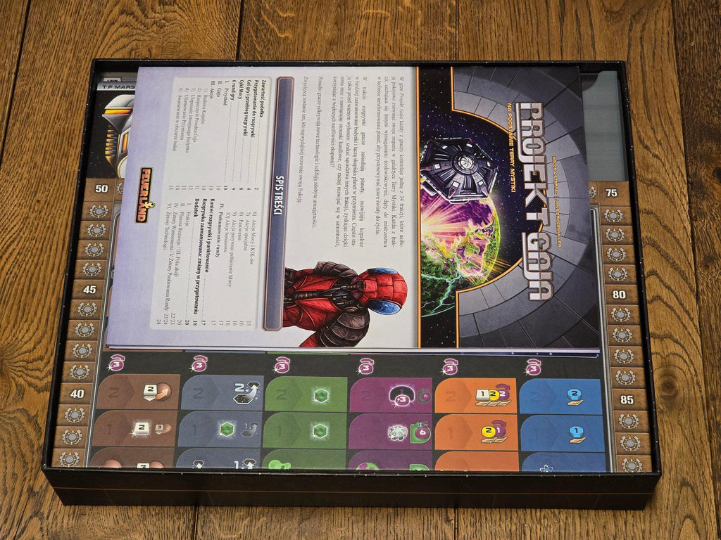 Gaia Project with The Lost Fleet Expansion Insert organizer