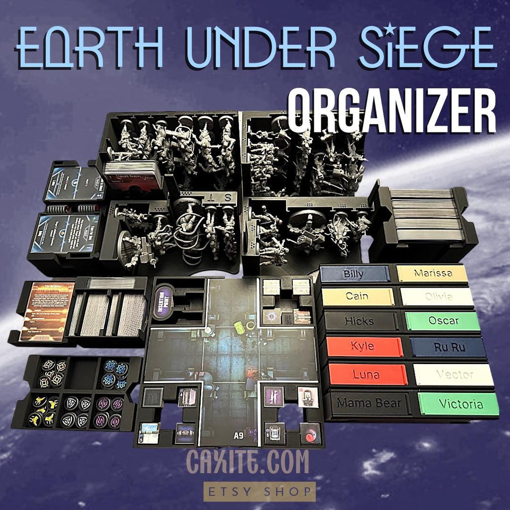 Earth Under Siege + World Killer Insert Organizer
