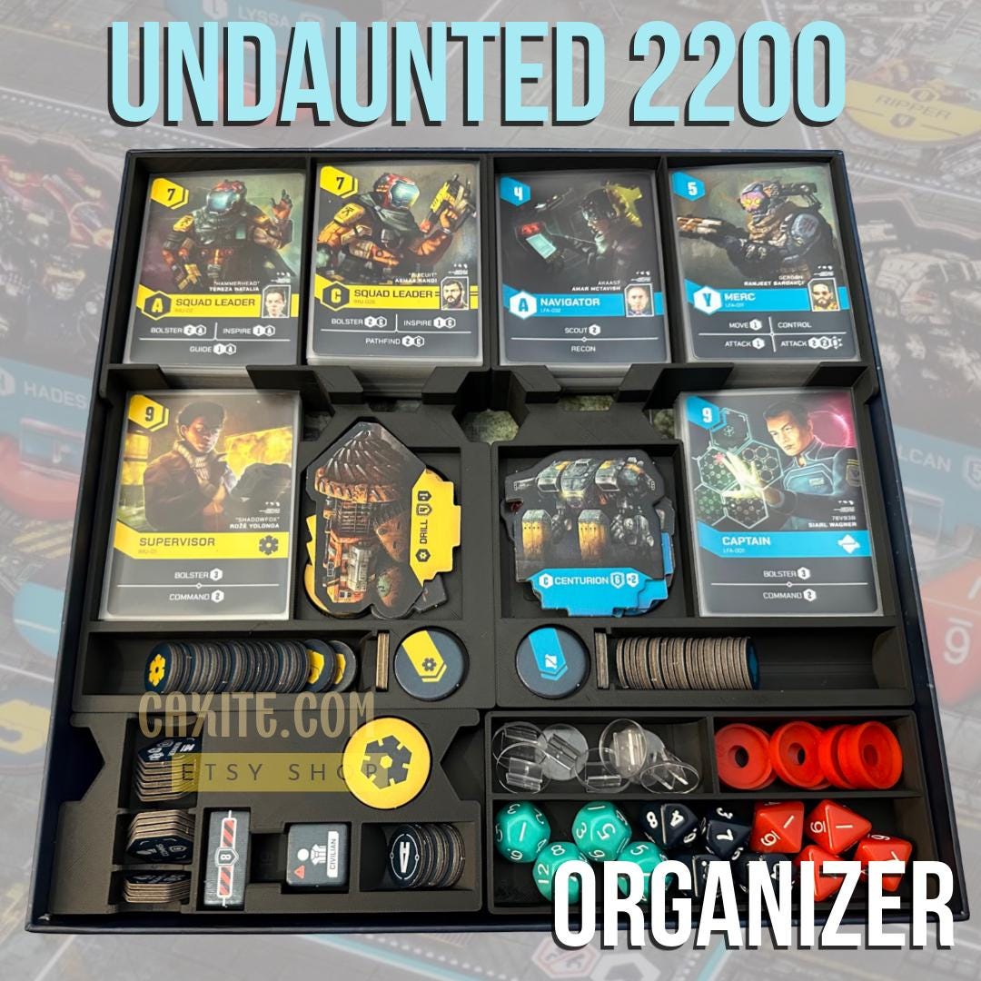 Undaunted 2200: Callisto - Enhanced Storage & Setup - Insert Organizer