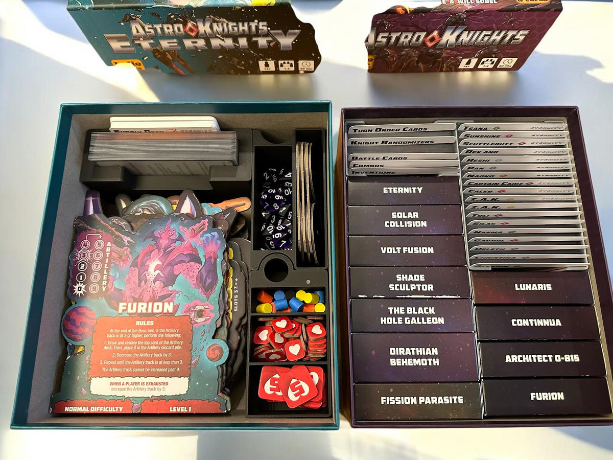 Astro Knights + Eternity expansion, Deluxe Player Boards insert