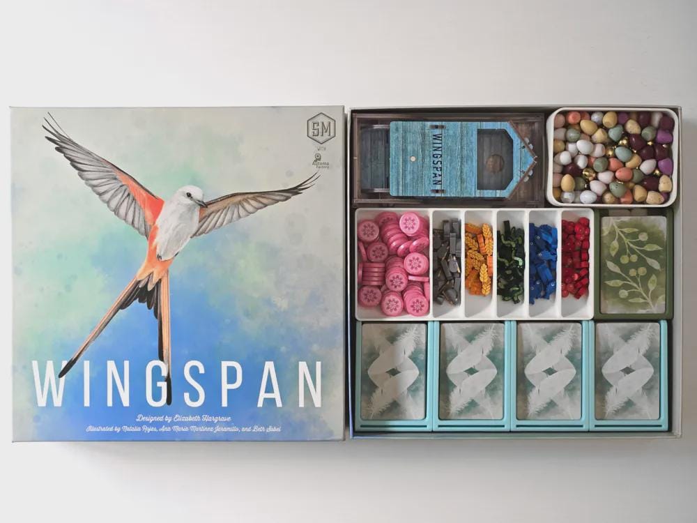Organizer  for Wingspan and ALL Expansions - Insert