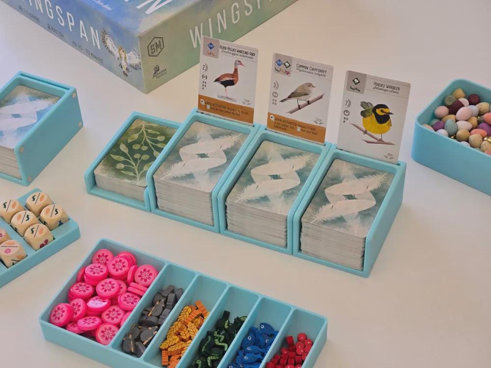 Organizer  for Wingspan and ALL Expansions - Insert