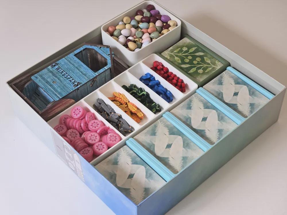 Organizer  for Wingspan and ALL Expansions - Insert