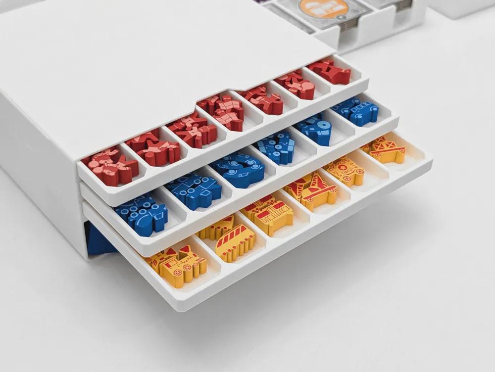 Railroad Tiles Organizer