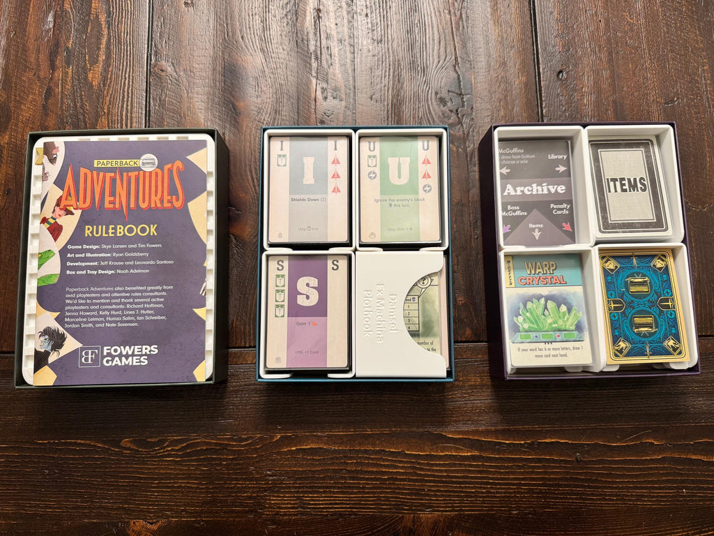 Paperback Adventures Volume 1 Insert / Organizer