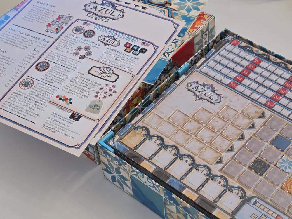 Azul + ALL Expansions Organizer Insert