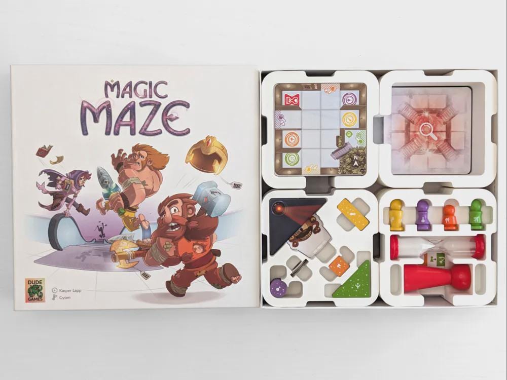 Magic Maze with All Expansions - Organizer Insert