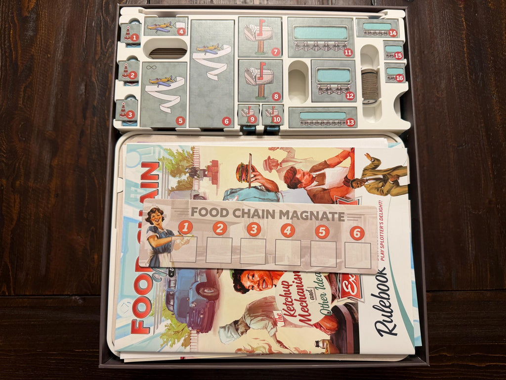 Food Chain Magnate Deluxe Edition Insert / Organizer