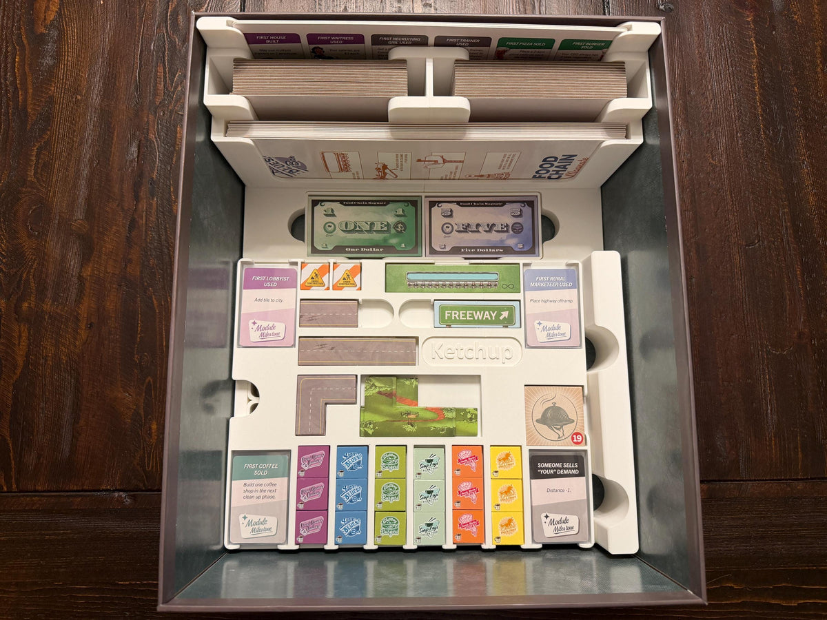 Food Chain Magnate Deluxe Edition Insert / Organizer