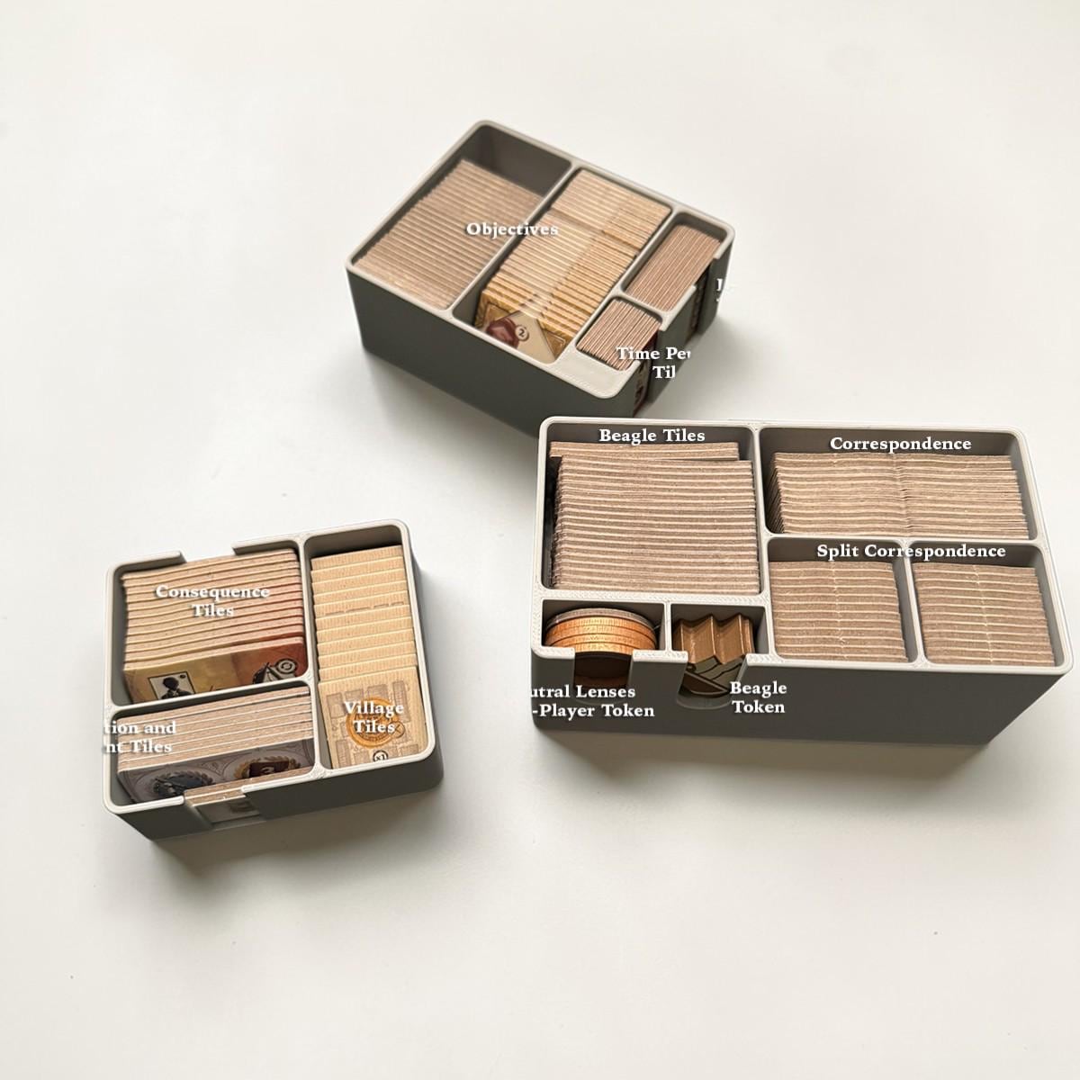 Darwin's Journey game organizer with all expansions