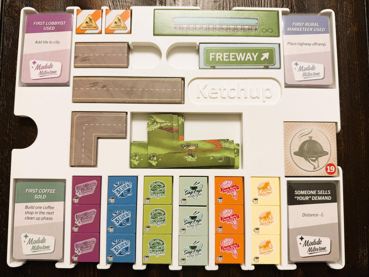 Food Chain Magnate Deluxe Edition Insert / Organizer