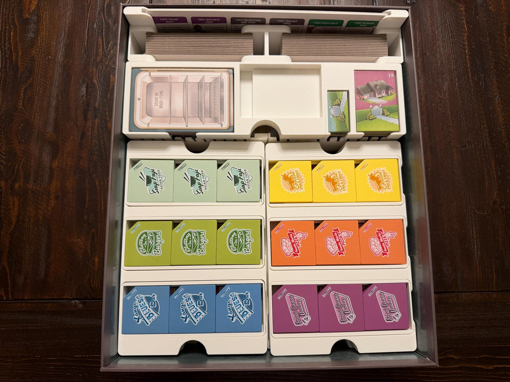 Food Chain Magnate Deluxe Edition Insert / Organizer