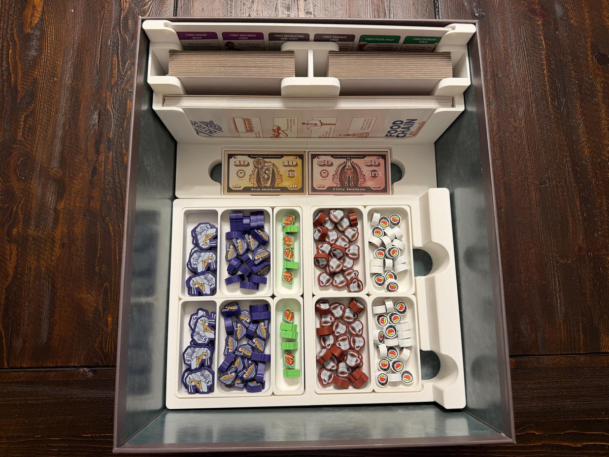 Food Chain Magnate Deluxe Edition Insert / Organizer
