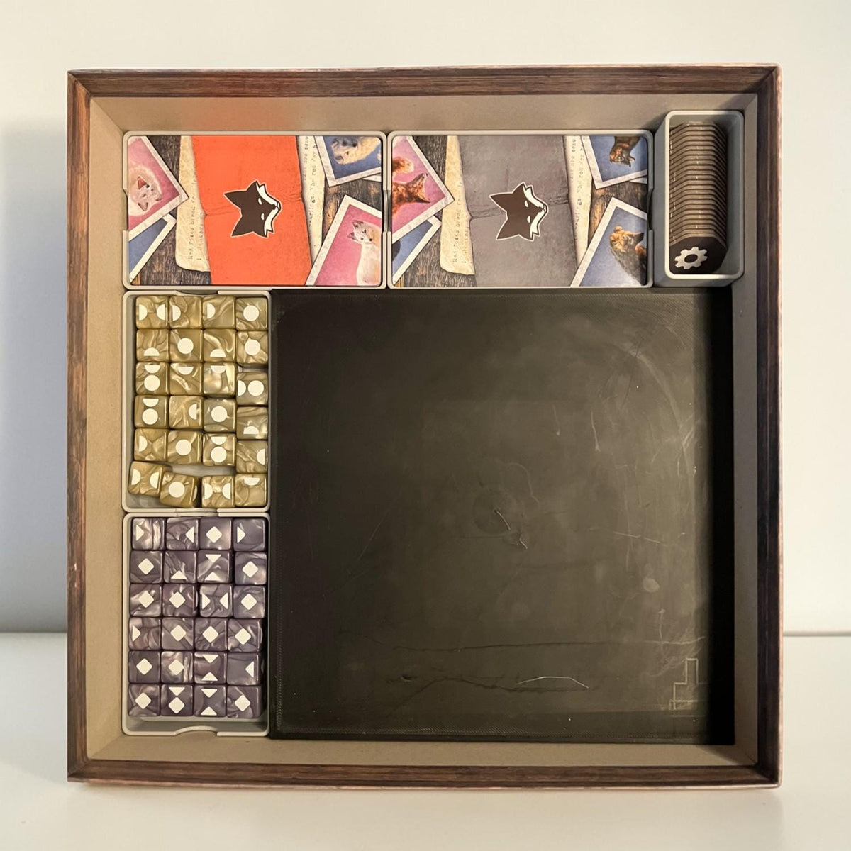 The Fox Experiment Organizer with Player Trays