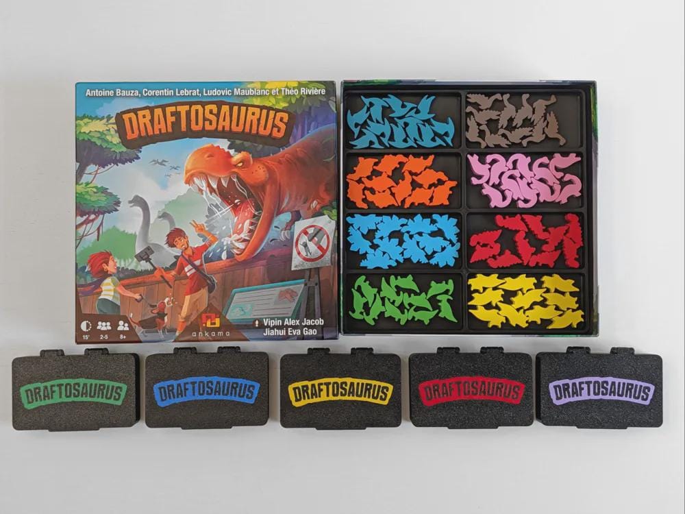 Organizer for Draftosaurus with Expansions