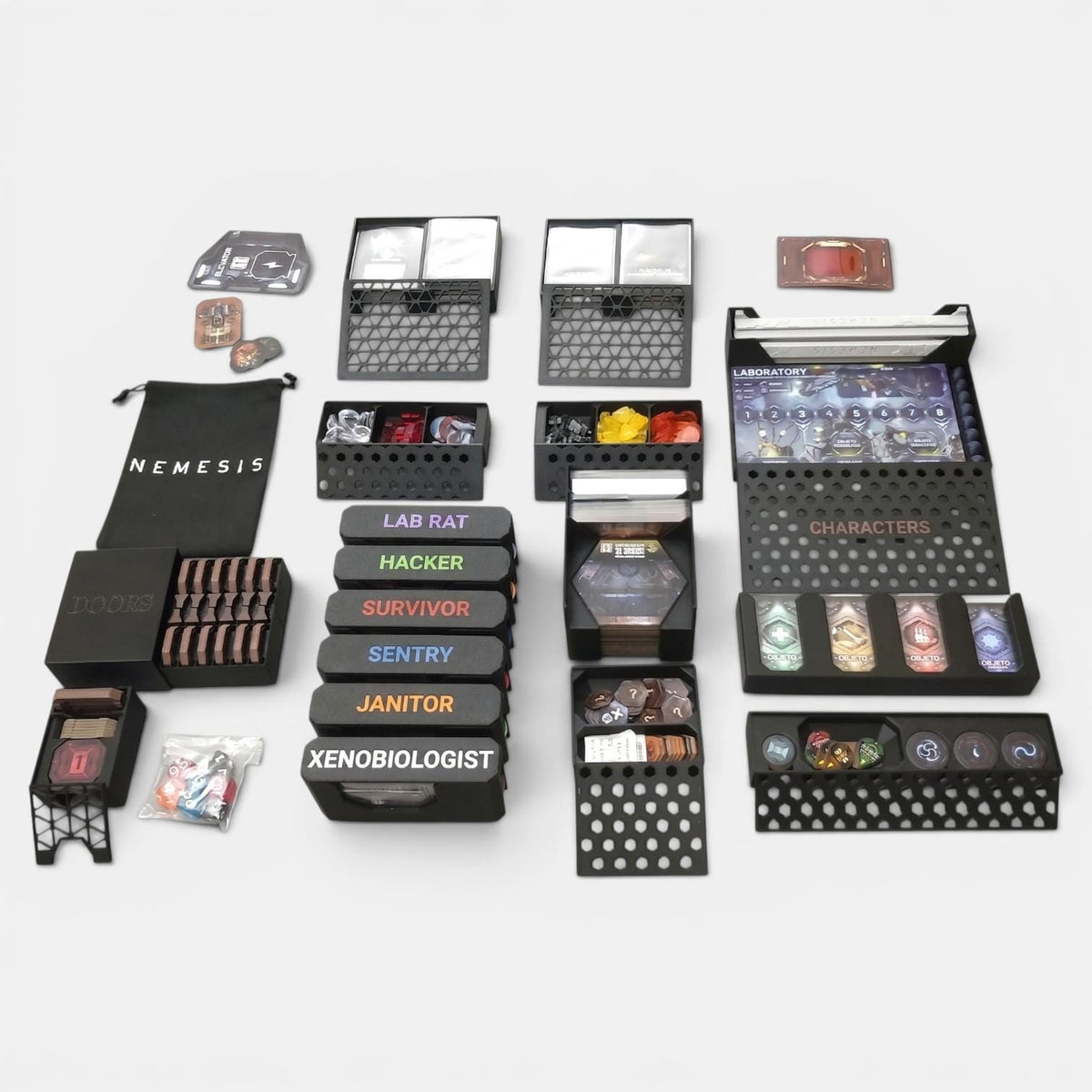 Complete Nemesis Lockdown Insert + Deluxe Doors and Eggs