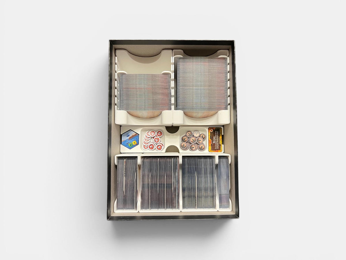 Terraforming Mars: Ares Expedition Insert / Organizer - Holds Discovery, Foundations, and Crisis Expansions