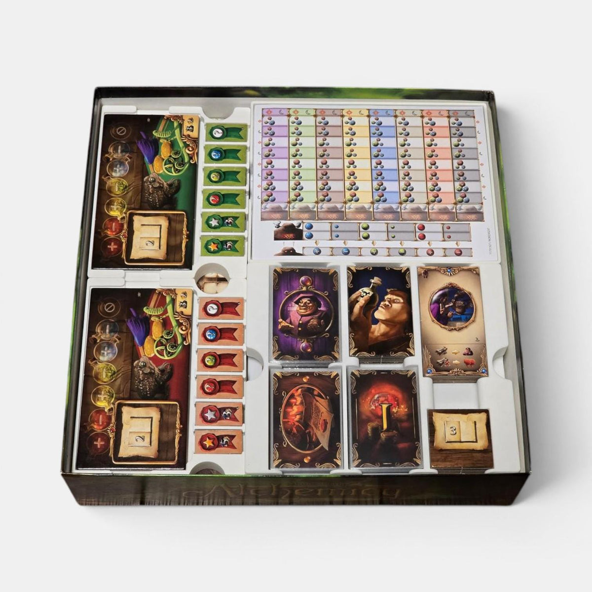 Alchemists with The King's Golem Expansion Organizer Insert
