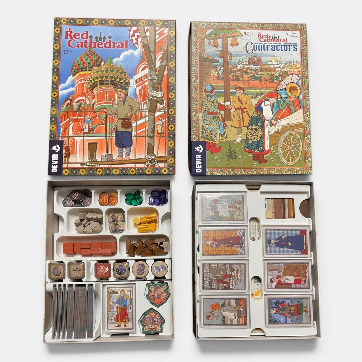 Red Cathedral (with Contractors Expansion) Insert / Organizer