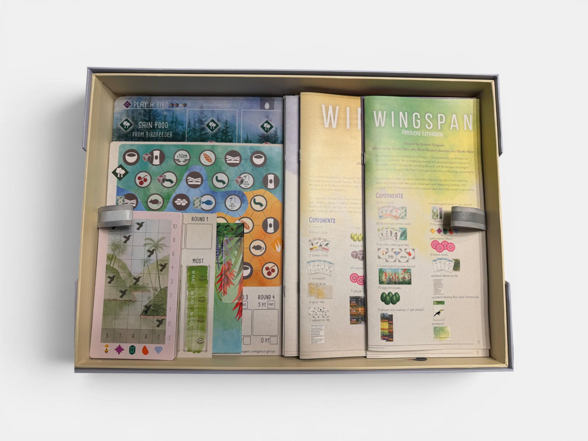 Wingspan Nesting Box Insert / Organizer - All Expansions (Updated Through the Americas Expansion)