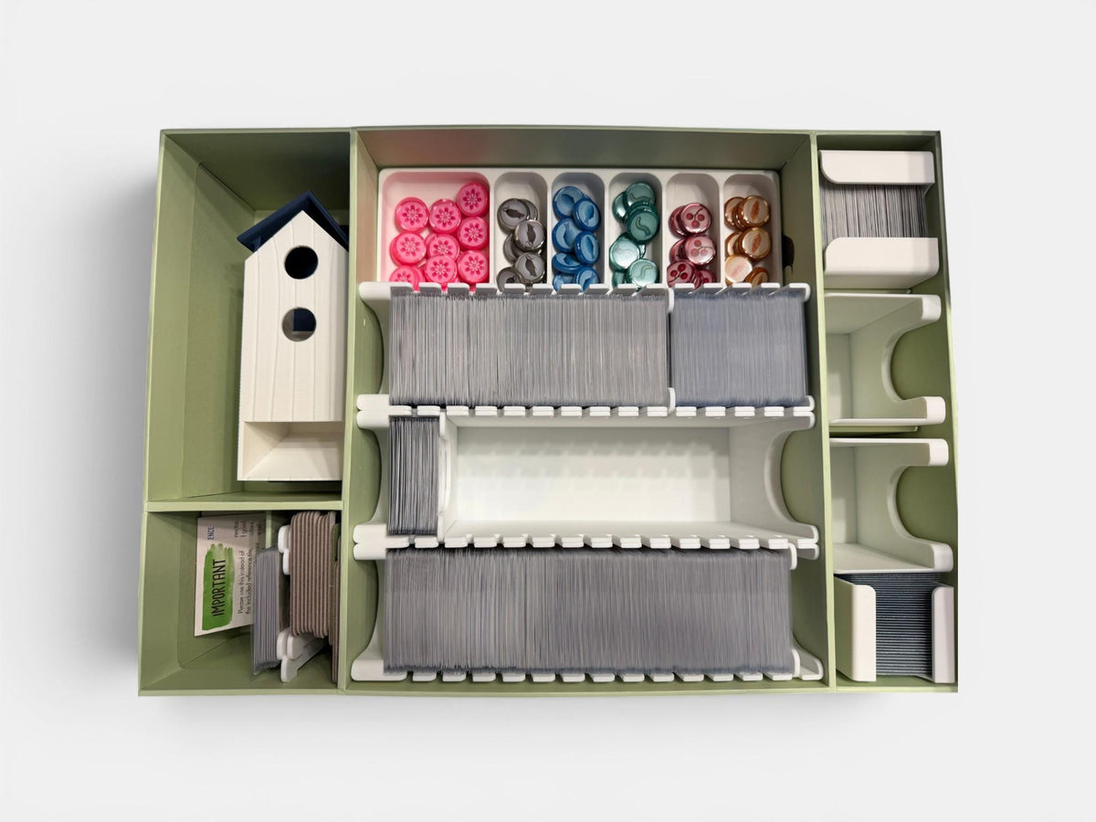 Wingspan Nesting Box Insert / Organizer - All Expansions (Updated Through the Americas Expansion)