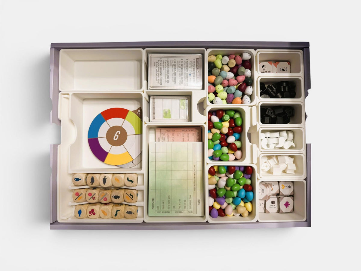 Wingspan Nesting Box Insert / Organizer - All Expansions (Updated Through the Americas Expansion)