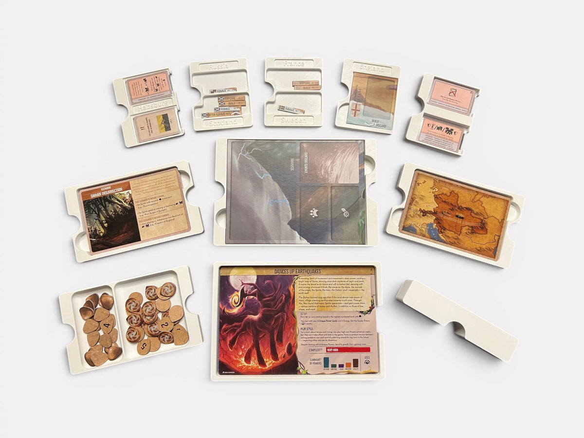 Spirit Island Insert / Organizer - Holds All Expansions Through Nature Incarnate