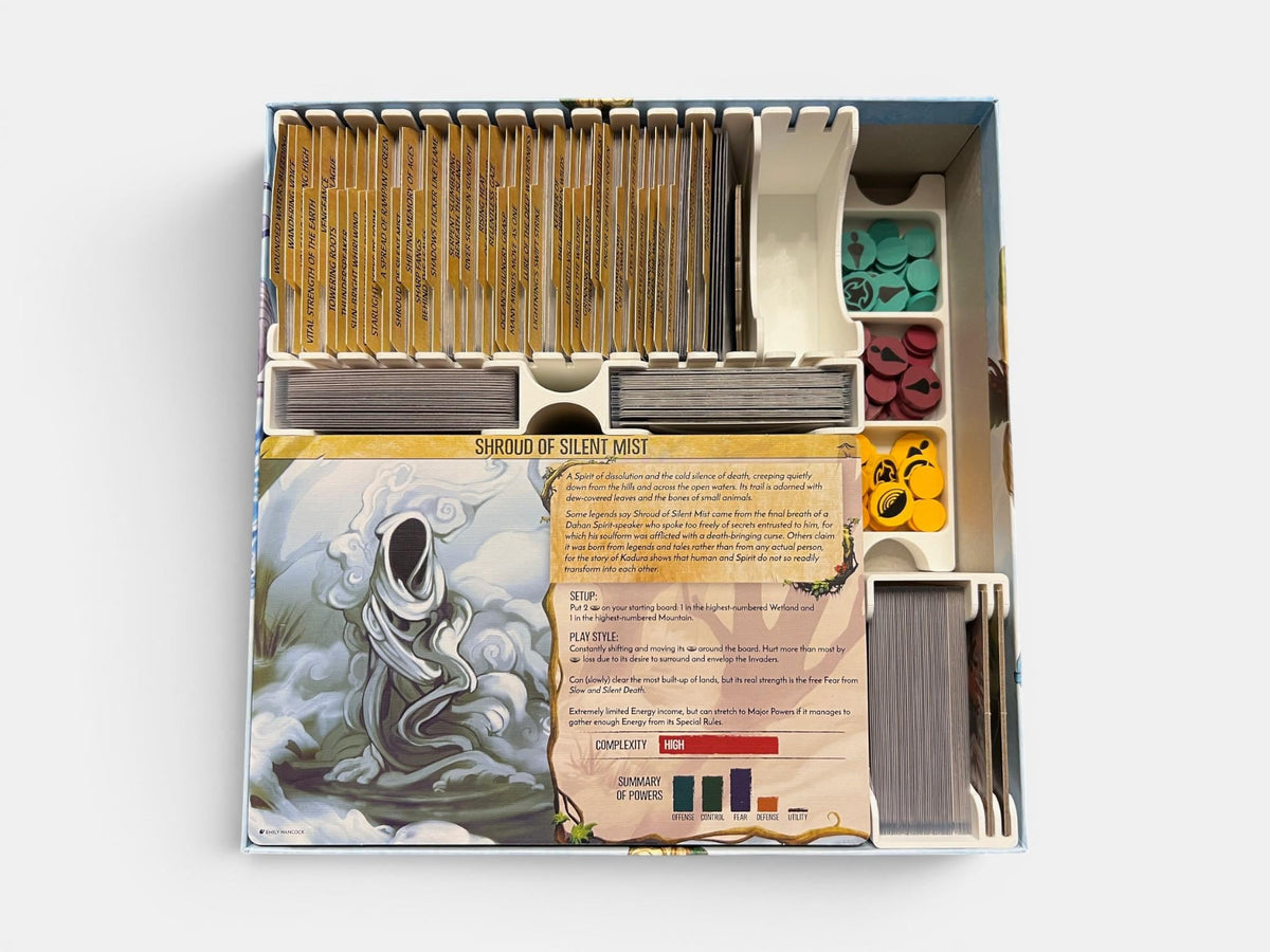 Spirit Island Insert / Organizer - Holds All Expansions Through Nature Incarnate