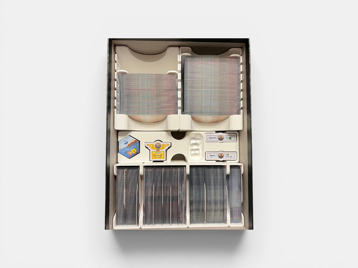Terraforming Mars: Ares Expedition Insert / Organizer - Holds Discovery, Foundations, and Crisis Expansions