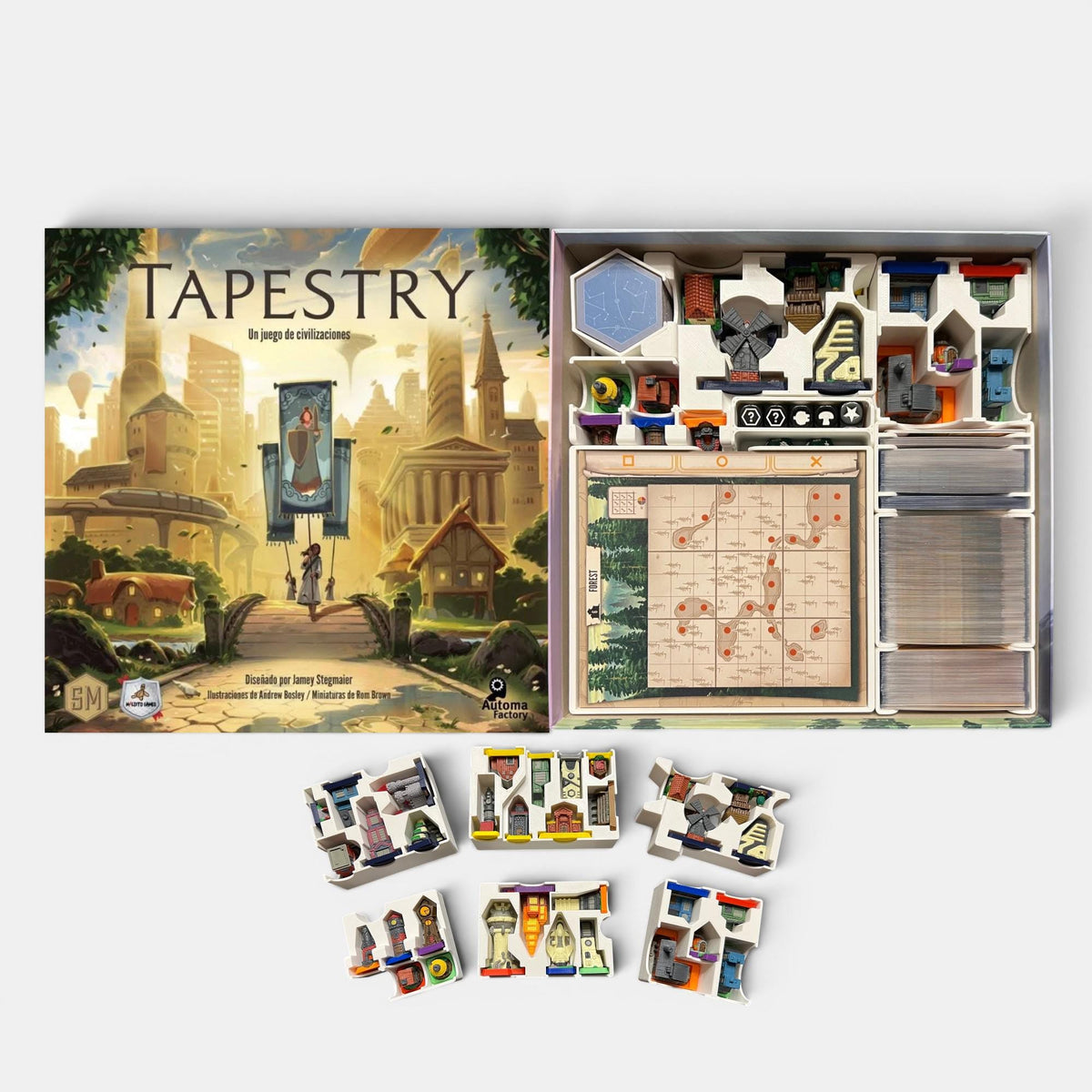 Tapestry - Fits All Three Expansions (Fantasies and Futures / Arts and Architecture / Plans and Ploys) Insert / Organizer
