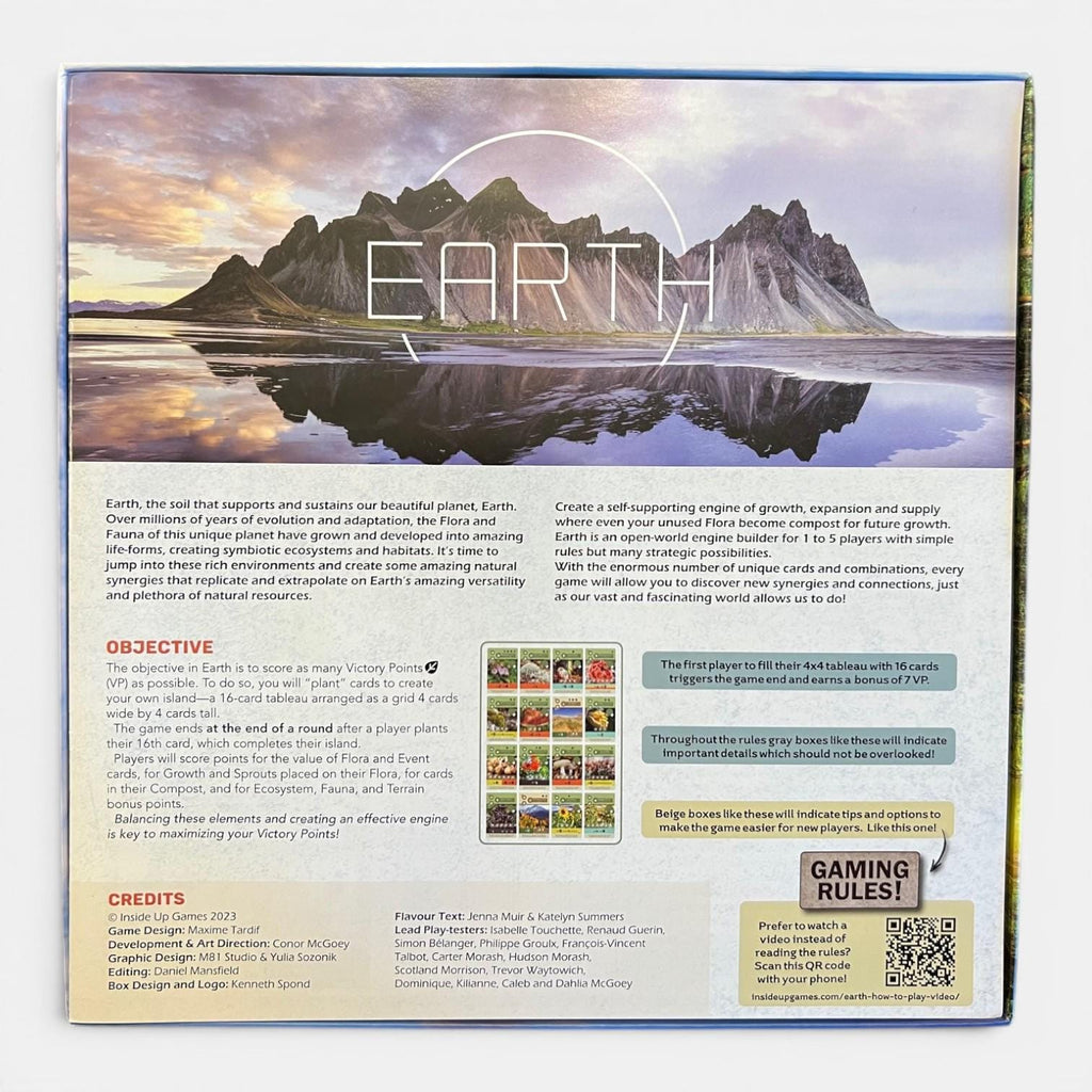Organizer for Earth Board Game - Also Holds Kickstarter Extras