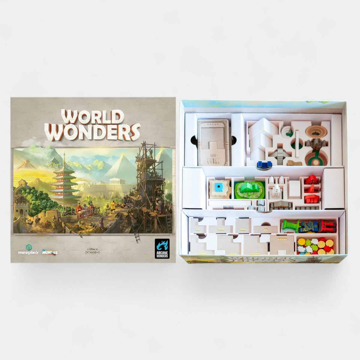 World Wonders Board Game Insert