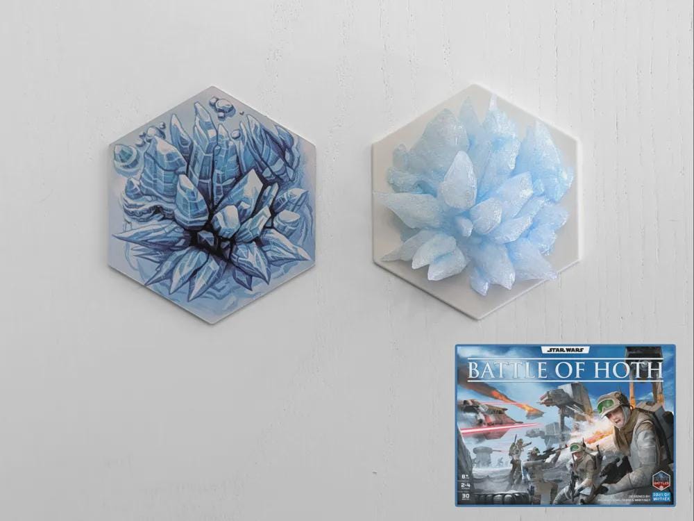 Star Wars: Battle of Hoth - Serac (Crystal) Tiles