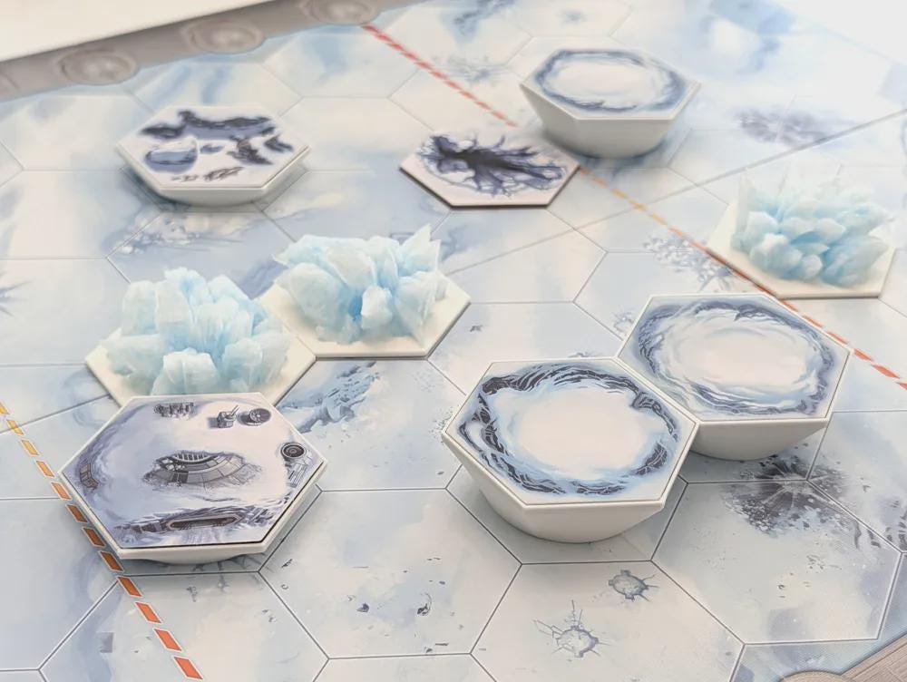 Star Wars: Battle of Hoth - Serac (Crystal) Tiles